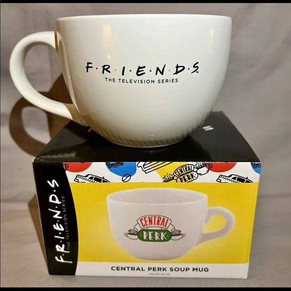 🥳HP🥳🎉 Friends "Central Perk" Inverted Handle 24-Ounce Mug - Picture 6 of 7
